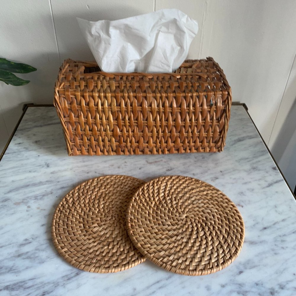 Boho Wicker Set